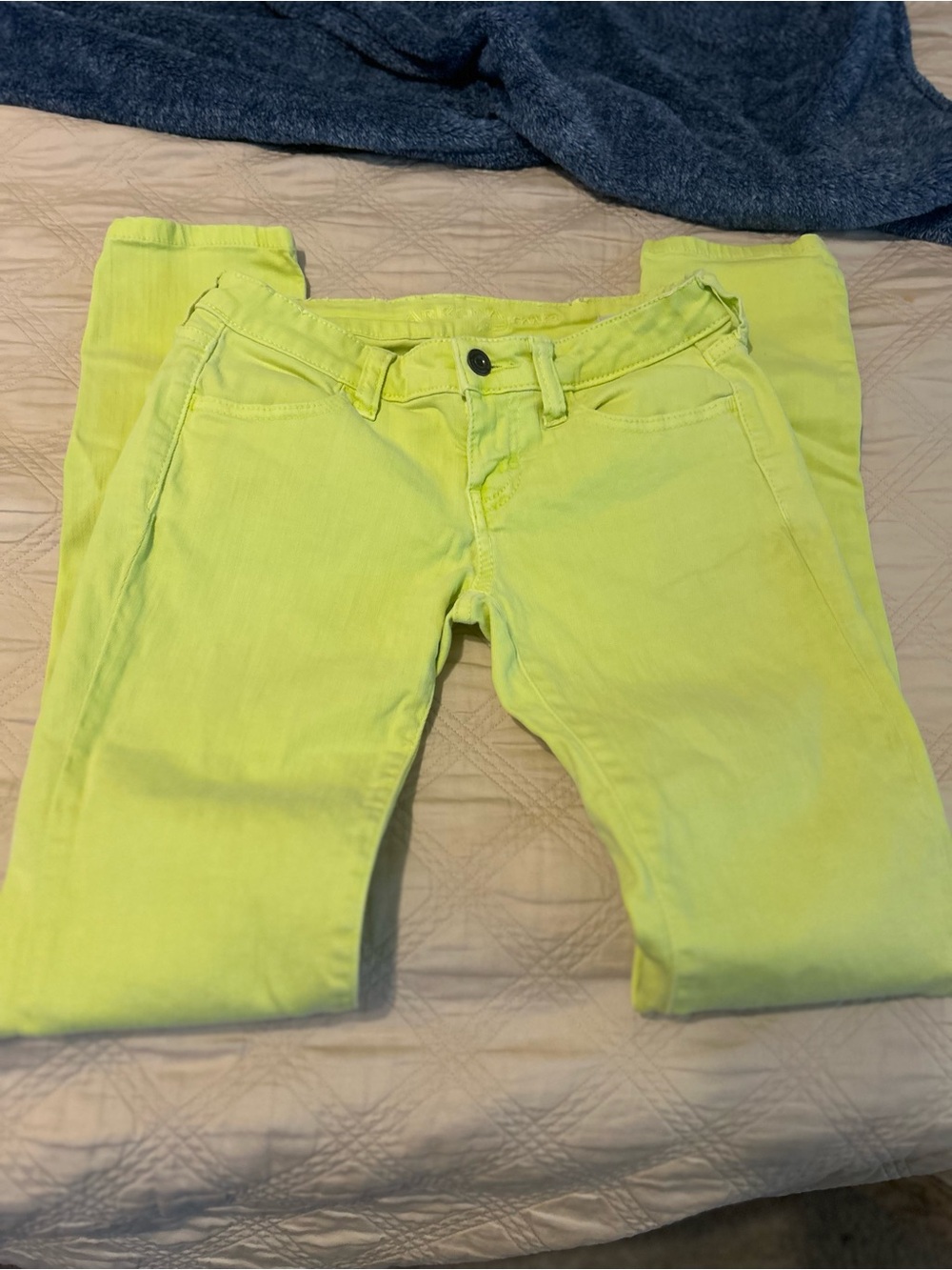 Arizona Jean Company Neon Yellow Skinny Jeans